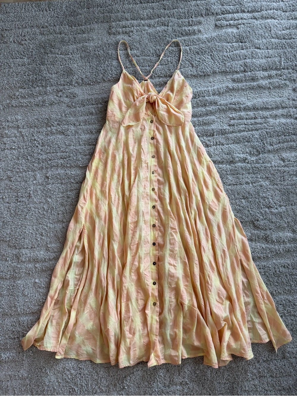 EUC Free People Size Small 100% Cotton Via Midi Dress - Picture 3 of 9